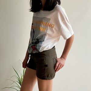 G-STAR ARMY  GREEN  UTILITY SHORTS - 25